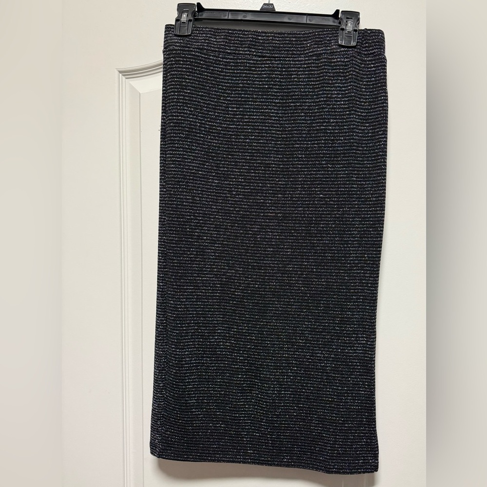 Sanctuary Black and Silver Pencil Skirt - Picture 4 of 4